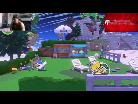 Paper Mario :Origami King Pt 15. Shagrai-La Spa Past the Save Glitch area into Bowser's Castle
