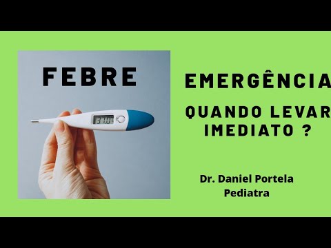 Criança com febre: quando levar imediato para emergência?