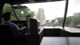 preview picture of video 'JR Central Limited Express Wide View Shinano from Nagoya to Matsumoto (cab view + departure)'