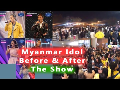 Myanmar Idol Season 4 2019 | Top 4 | (8th week) Performance Show Before & After