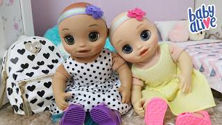 NINA E HANNA SE ARRUMANDO PRA PASSEAR NO SHOPPING COM A MAMÃE