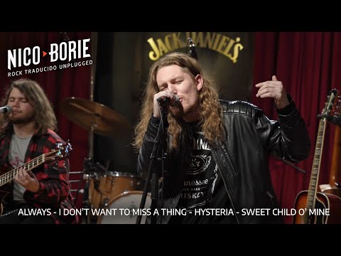 🎤 Nico Borie (En Vivo) - Guns N' Roses, Bon Jovi, Aerosmith, Def Leppard | Rock Traducido Unplugged