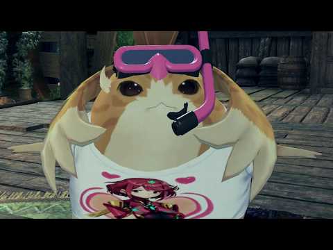 Xenoblade Chronicles 2 Swimsuit Edition Cutscene 021 - Tora's Cozy Home