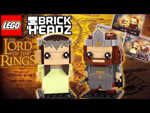 Vidéo LEGO BrickHeadz 40632 : Aragorn et Arwen (Seigneur des Anneaux)