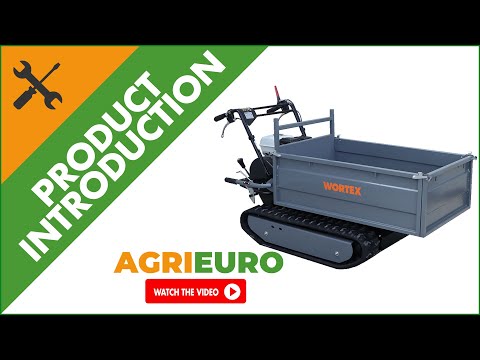 Wortex SFH 500 Tracked Power Barrow - Extendable Barrow - 500 Kg - Product overview