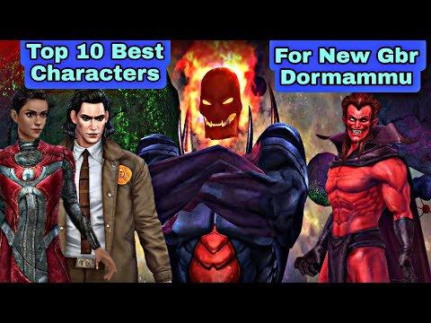 Top 10 Best Characters For New Gbr Dormammu - Marvel Future Fight