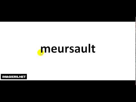 How To Pronounce Wines # Meursault