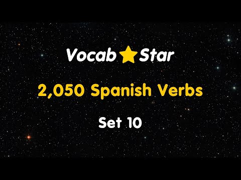 2,050 Spanish Verbs - Set 10