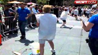 Fish Go Flying In Fountain Square