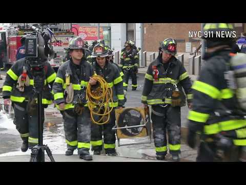 FDNY: Fire in Lincoln Tunnel Building, Manhattan