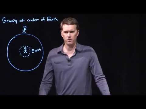 Gravity at the center of the earth