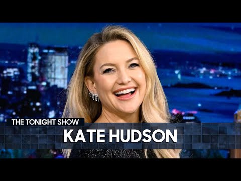 Kate Hudson Reveals She's Recording a Record and Details about Glass Onion | The Tonight Show