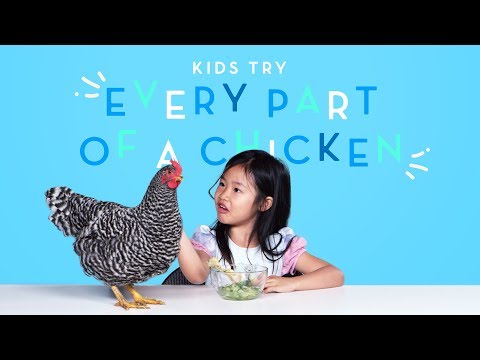 Kids Try Every Part of a Chicken | Kids Try | HiHo Kids