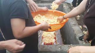 Toàn cảnh đưa ông về nơi an nghỉ cuối cùng.