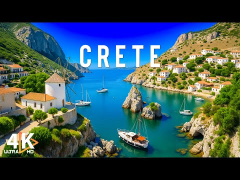 Crete, Greece 4K – Explore the Mythical Beauty of Greece’s Largest Island - Relaxing Music