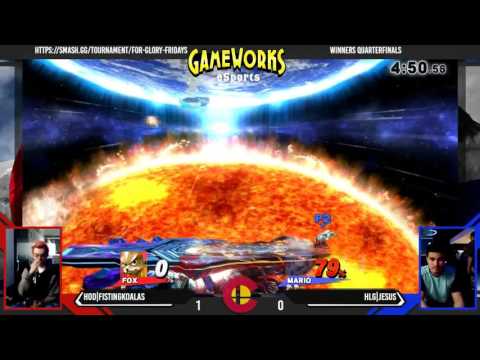 For Glory Friday 90 - HoD|FistingKoalas (Fox) Vs. HLG|Jesus (Mario) - Winners Quarterfinals