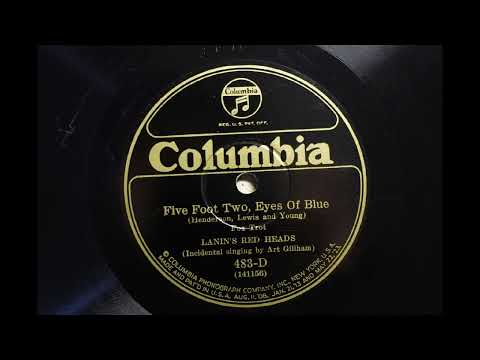 LANIN'S RED HEADS { FIVE FOOT TWO, EYES OF BLUE } 1925.