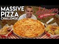 MASSIVE PIZZA CHALLENGE | Cheesy Bread & Garlic Knots | Solorzano Bros Gavone Challenge