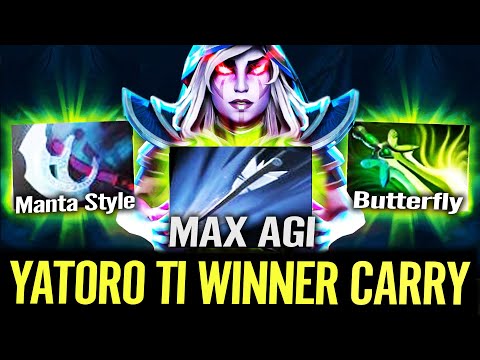 YATORO Drow Ranger Brutal Multishot Damage with Full Agility Build Dota 2