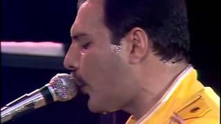 Queen - Lap of the gods &amp; Seven seas of rhye (Live at Wembley)
