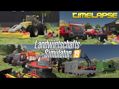 ALPINE Power - ein GRÜNLANDTAG in ERLENGRAT! 💪🏽😍🚜💨 | [LS19] - Timelapse Erlengrat