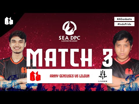ARMY GENIUSES VS LILGUN - HIGHLIGHT GAME 3 DPC SEA 2021/22 Tour 1: Division II