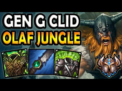 Olaf vs Elise Jungle [ Gen G Clid ] Korea Challenger Patch 10.19 ✔️