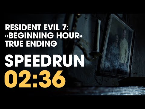 Beginning Hour (Resident Evil 7 Demo) | Speedrun | PS5 (Any%) True Ending