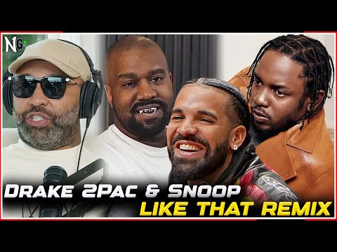 Joe Budden GOES OFF on Kanye West for Like That Remix & PRAISES Drake 2Pac & Snoop Ai Kendrick DISS
