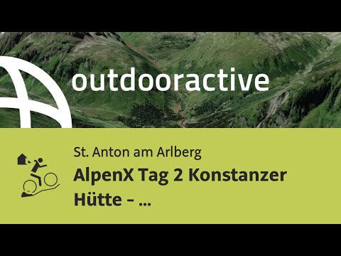 MTB Transalptour in St. Anton am Arlberg: AlpenX Tag 2 Konstanzer Hütte - Heidelberger Hütte V1