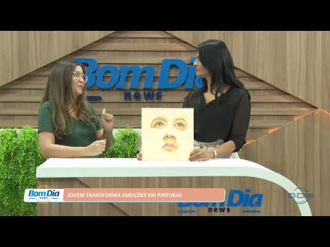 Jovem transforma emoções em pinturas 18 07 2022
