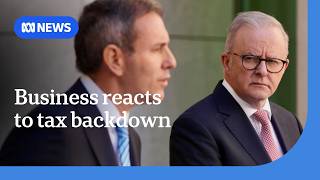 Chalmers admits losing 'paint' on tax changes, but business remains unimpressed | ABC NEWS
