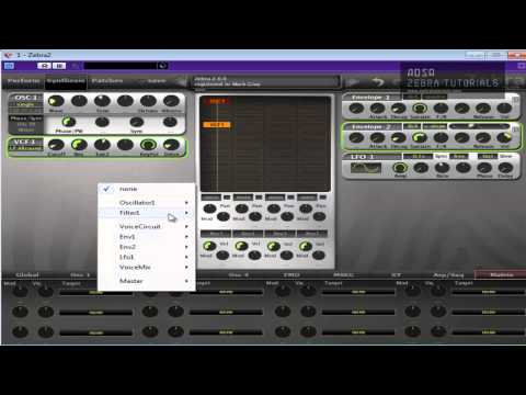 Zebra 2 - TB 303 Acid Sound - How To Tutorial