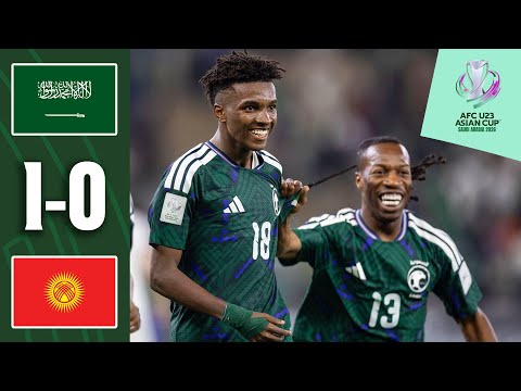 Red card, missed pen, LATE WINNER! | Saudi Arabia - Kyrgyz Republic | Highlights AFC U23 Asian Cup™