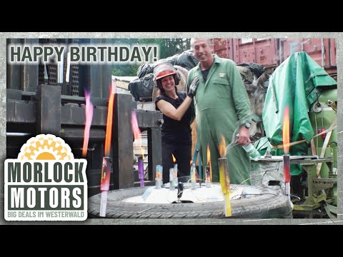 HAPPY BIRTHDAY Michael! 🎂 Julies explosive Geburtstagsüberraschung! | Morlock Motors