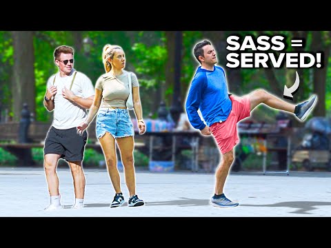 Farting With ATTITUDE! Funny Fart Prank in CENTRAL PARK!