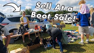 We Went Selling at a Car Boot Sale | How Much Did We Make From Our Unwanted Items?