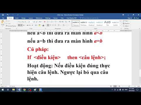 Câu lệnh điều kiện trong Pascal |