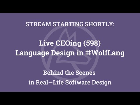 Live CEOing Ep 598: Language Design Review of Graphics, Geometry and Graph Features