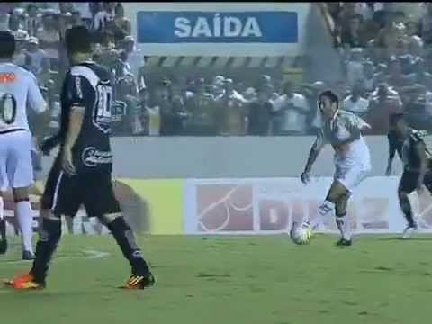 Santos 6 x 1 Ponte Preta PH Ganso amazing pass to Neymar