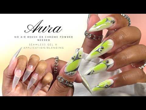 The EASIEST GEL X Aura Nails ✨ MUST WATCH NAIL TUTORIAL + amazon products