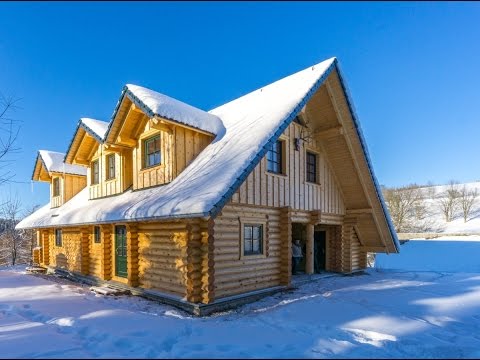 Urlaub im LéonWood® Rundstamm-Blockhaus