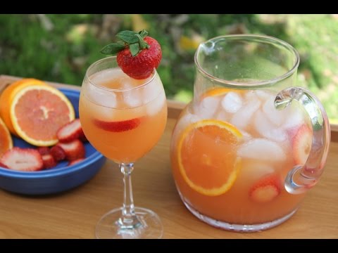 ブラッドオレンジサングリア (Blood Orange Sangria)