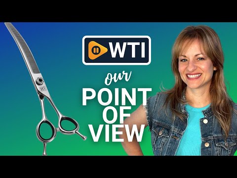 Dog Grooming Scissors: 7.5 inch Professional Pet Curved Thinning Shears Made Of Japanese 440C Advanced Stainless Steel for Dogs Cats and Other Pets Curved Thinning 7.5 inch - WTI product video review