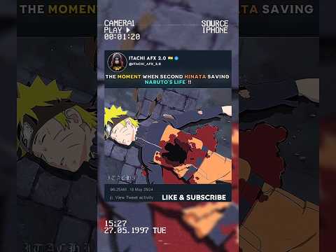 🤯 SHE SACRIFICE HERSELF TO SAVE THE NARUTO 💔💨 #naruto #viralshort