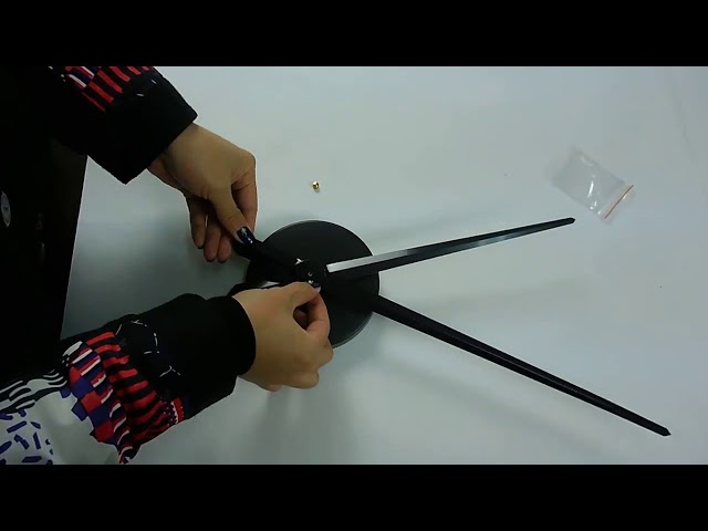 Vídeo relacionado con Synkris Reloj de Pared Grande Adhesivo 40 cm 3D Moderno Numeros Adhesivos Pegados Mecanismo Silencioso DIY Fácil Instalación Pared Pegatina para Decoración Oficina Salón Cocina Dormitorio Negro