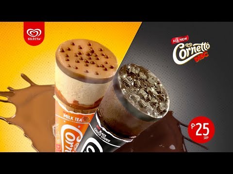 NEW Cornetto Milk Tea and Black Choco Cookie Disc! #FavesYouCrave