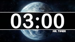 3 Minute Timer with Inspiring &amp; Motivational Music! Countdown Timer for Kids!