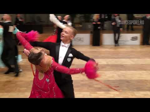 Maxim Kosharov - Elizaveta Iogan RUS | Slow Foxtrot | WDSF Junior II Standard | GOC 2018