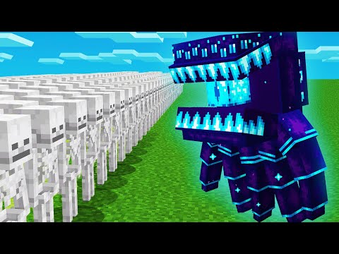 1000 SKELETONS vs COSMIC MONSTER (Minecraft Mob Battle)